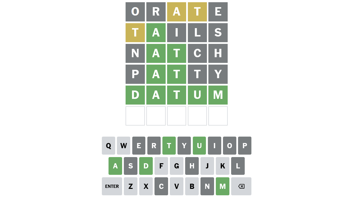 Wordle #1,447