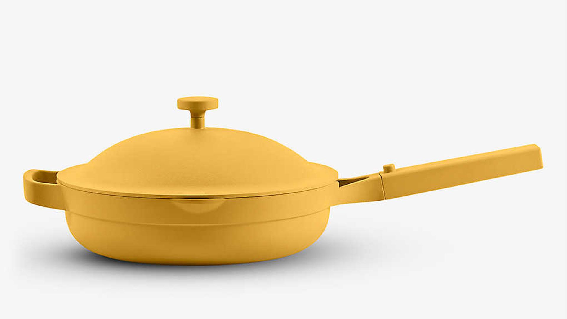 Mustard yellow Our Place pan chosen as one of the best induction pans