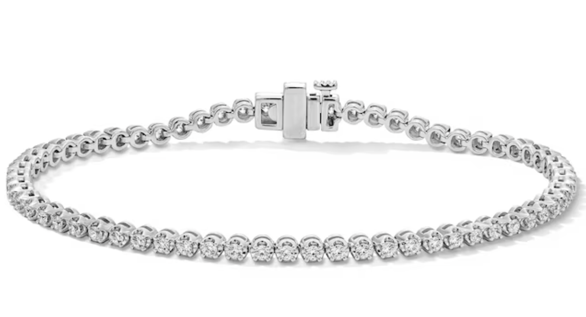Zales, 1 Ct. T.w. Lab-Grown Diamond Tennis Bracelet