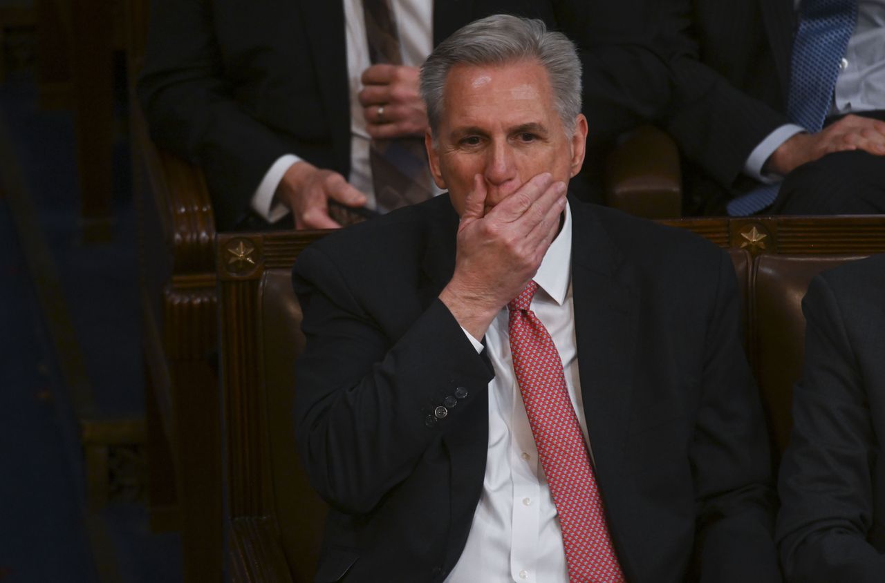 Kevin McCarthy in the House chamber