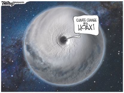 Political cartoon U.S. Trump climate change deniers