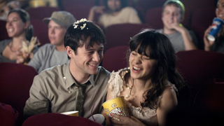 Zoey Deschanel and Joseph Gordon-Levitt in 500 Days of Summer