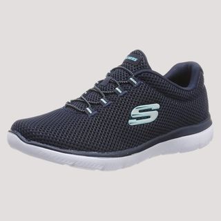 Flat lay image of Skechers