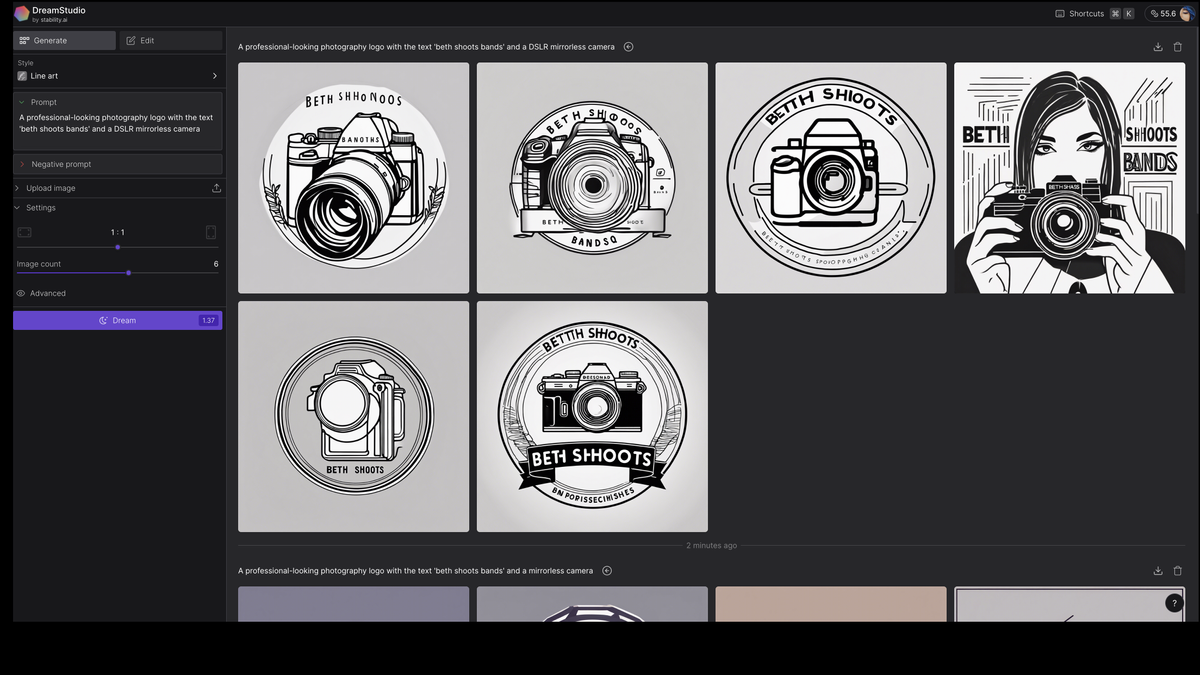 AI Photography logo: Stable Diffusion