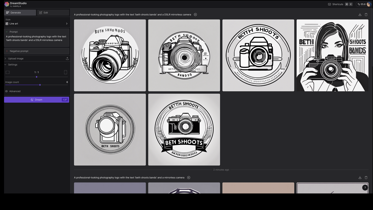 AI Photography logo: Stable Diffusion