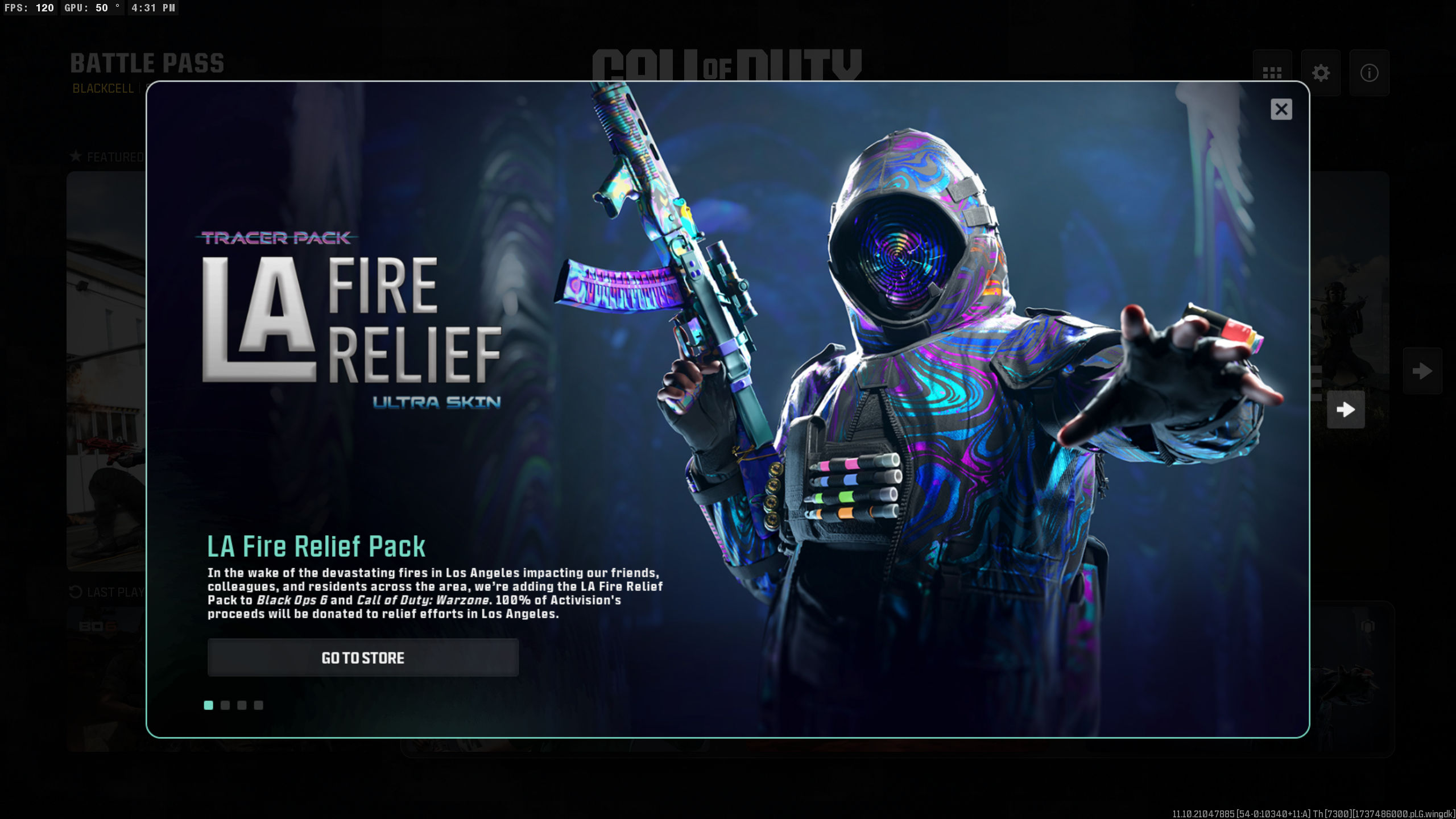 Call of Duty: Black Ops 6 and Warzone players can support LA Wildfire relief by purchasing the new operator bundle from the in-game store for 2400 COD points.