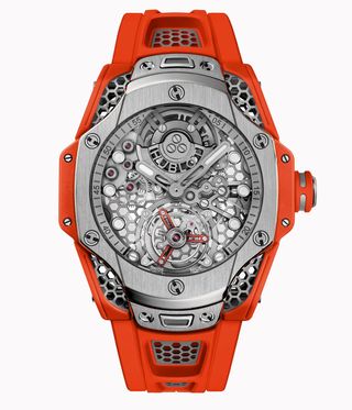 Hublot Big Bang Tourbillon Samuel Ross orange watch