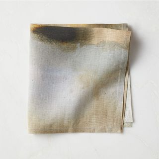 watercolor linen napkin