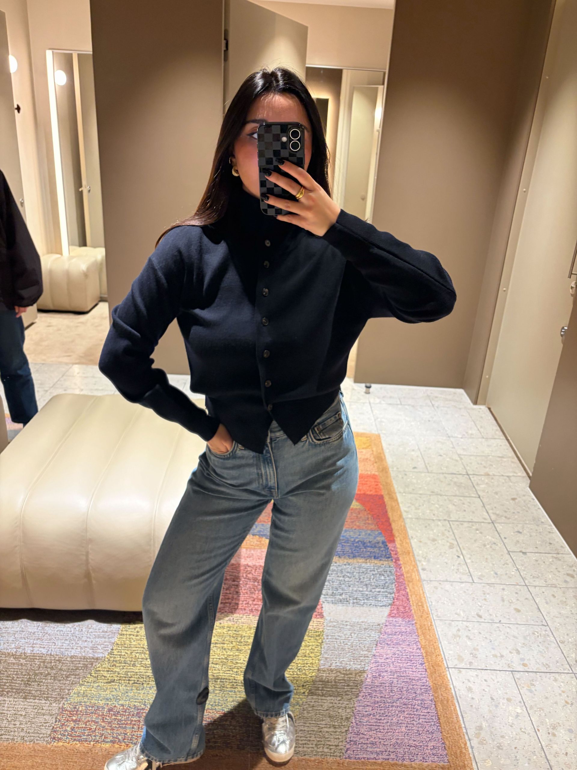 Senior Shopping Editor Marina wearing the COS jeans