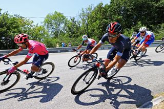 Richard Carapaz of Ineos Grenadiers during stage 14 of Tour de France