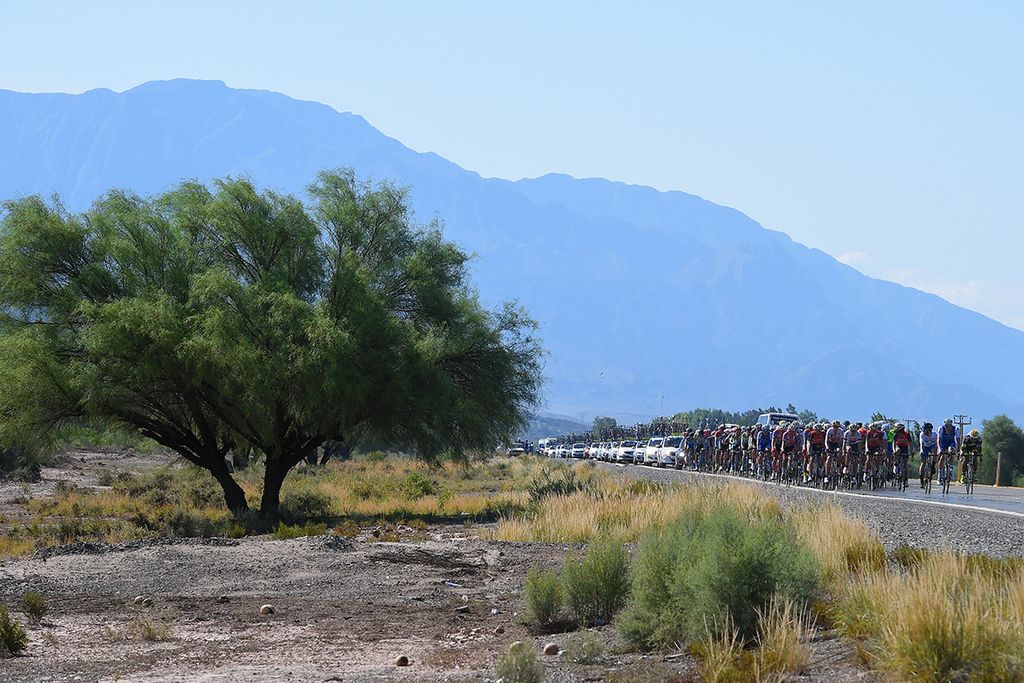 It was a nice clear day for racing to kick off the Vuelta a San Juan