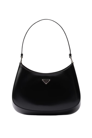 Prada Cleo Brushed Leather Shoulder Bag