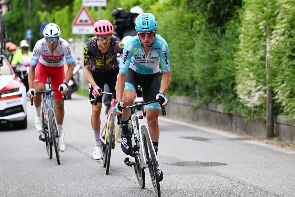 PADOVA ITALY MAY 23 Filippo Fiorelli of Italy and Team VF Group Bardiani CSF Faizane competes in the breakaway during the 107th Giro dItalia 2024 Stage 18 a 178km stage from Fiera di primiero to Padova UCIWT on May 23 2024 in Padova Italy Photo by Tim de WaeleGetty Images