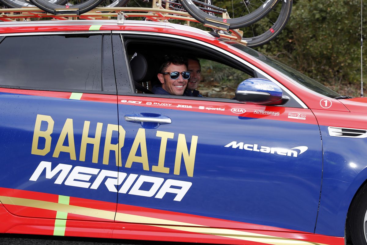 Joaquim Rodriguez in the Bahrain-Merida car