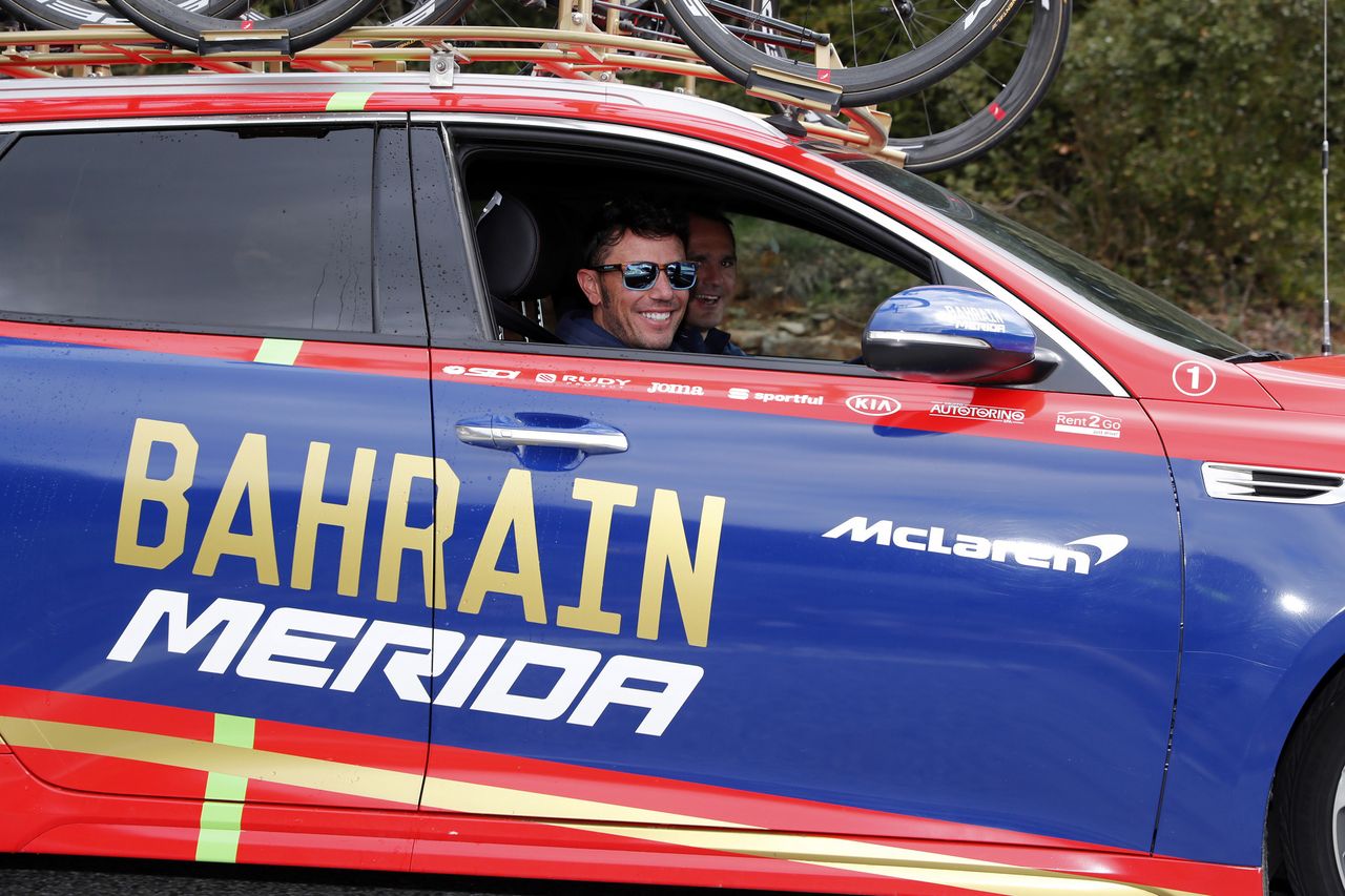 Joaquim Rodriguez in the Bahrain-Merida car