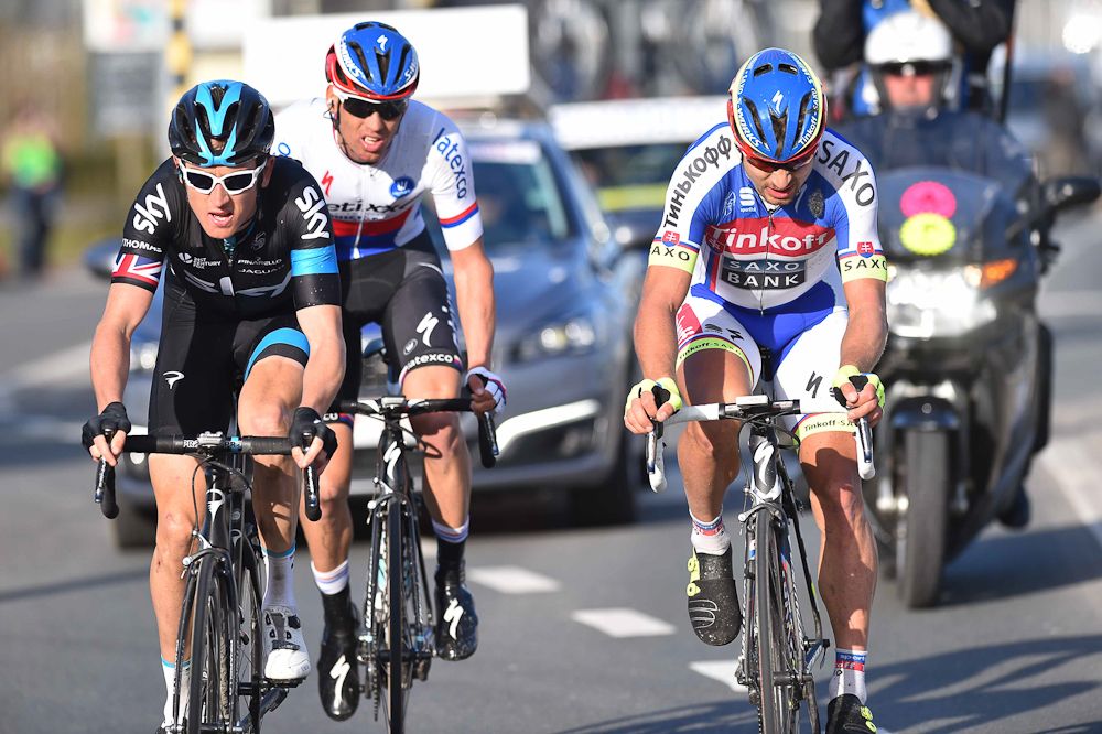 Thomas, Stybar and Sagan played their hands in the finale.