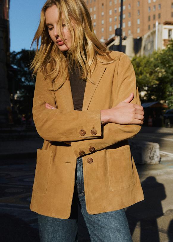 Alphee Jacket - Honey - Goat Leather - S&amp;eacute;zane