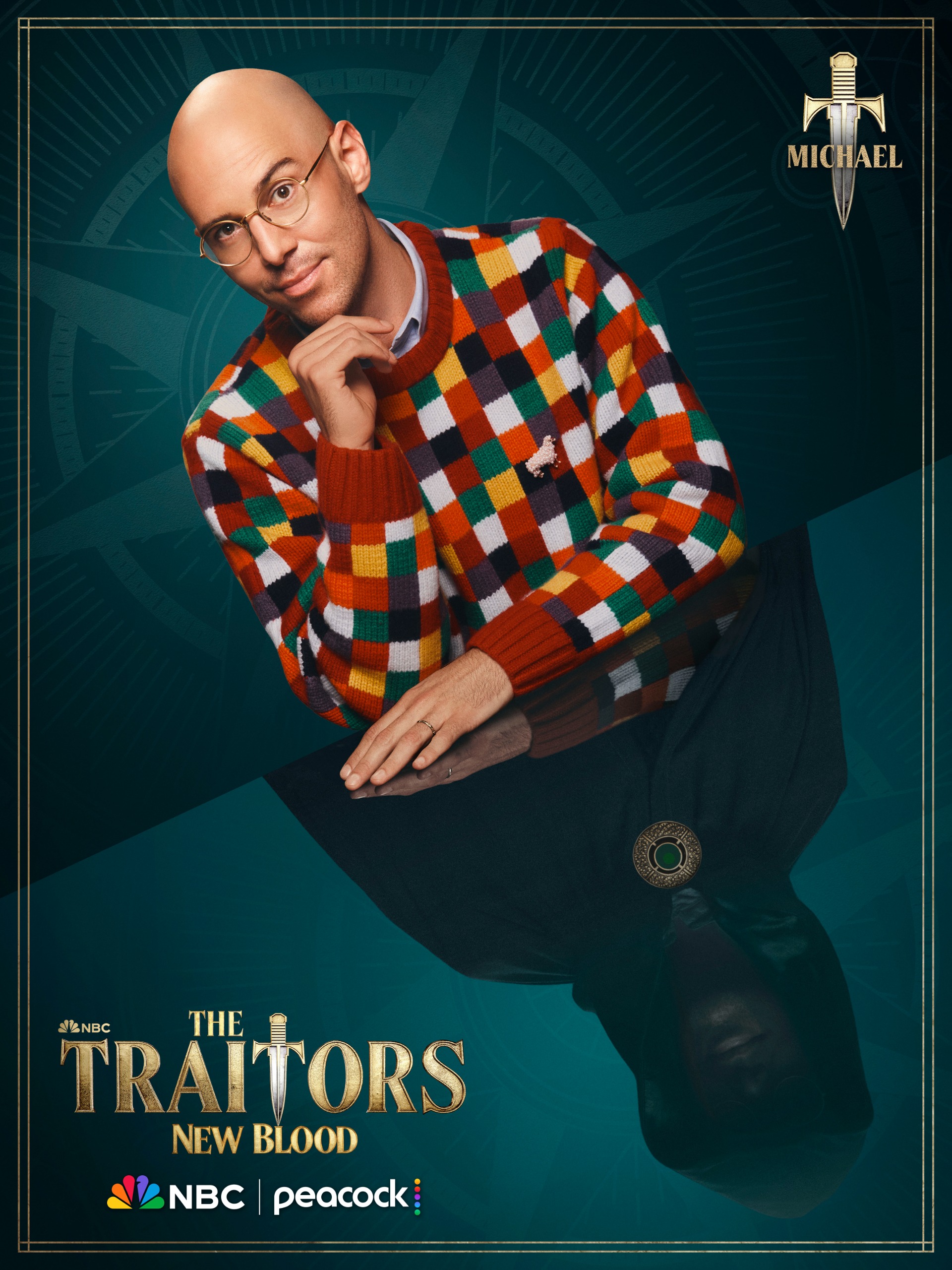 The cast portrait for Michael Foote from NBC's 'The Traitors: New Blood.'