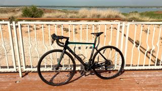 the Colnago bike that Jessica rode in Abu Dhabi