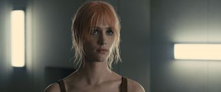 Mackenzie Davis plays Mariette, a replicant sex worker, in "Blade Runner 2049."