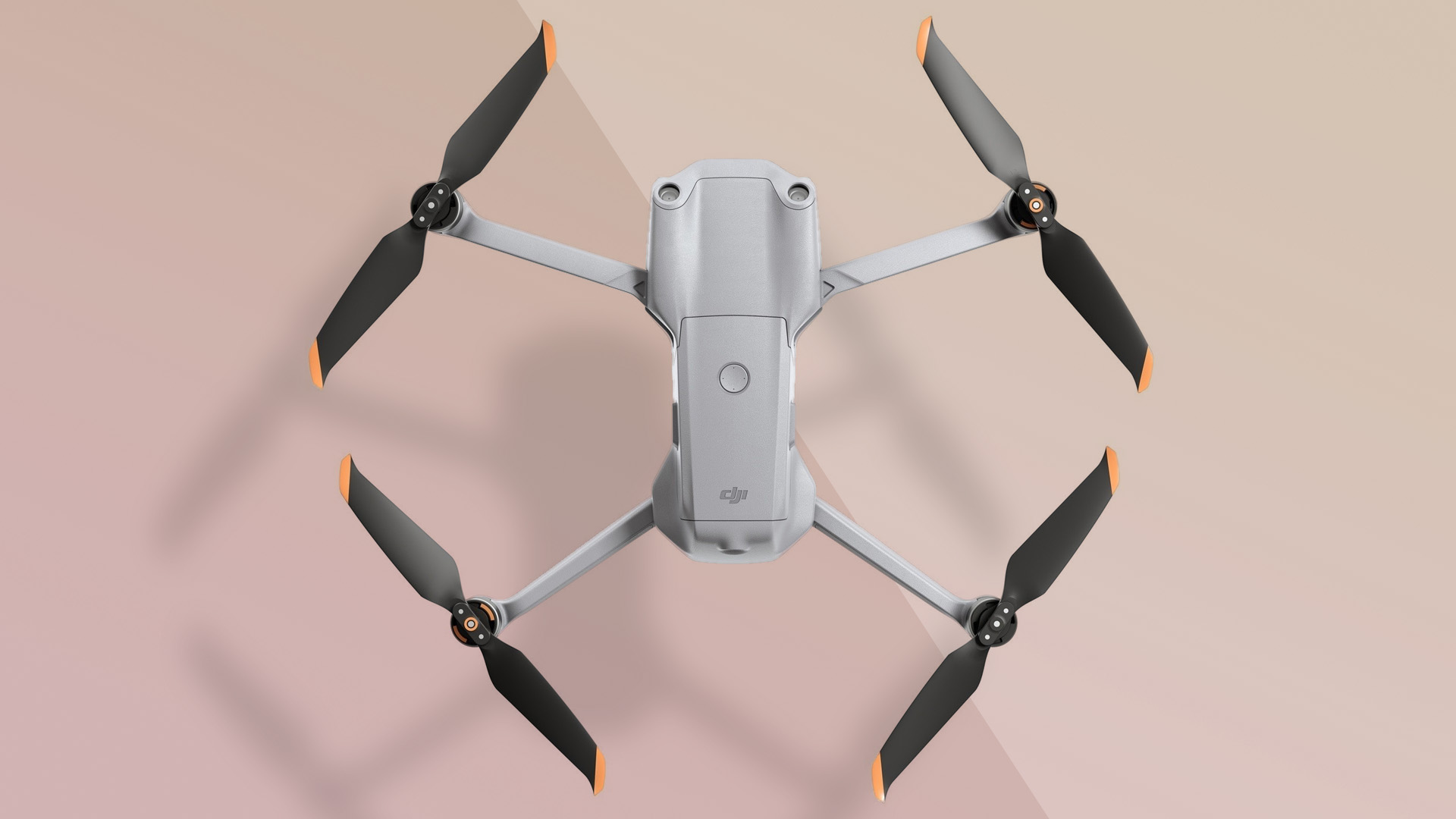 Mock up of DJI Air 3 on pink background