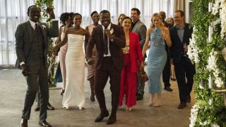 FBI cast celebrating Ray and Cora's wedding in Season 5 finale