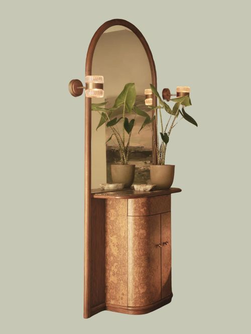 Aristo Entryway Unit, Michelangelo Marble