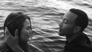 Screenshot of John Legend and Chrissy Teigen in "All of Me" music video