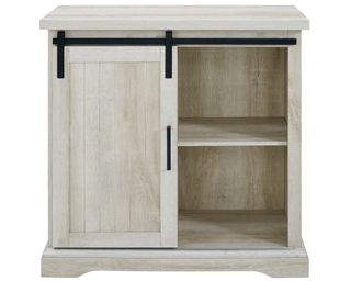 Banbury Designs 32" Sliding Grooved Door Accent Console