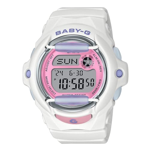 Casio 169pb Watch White/pink 45.9 Mm
