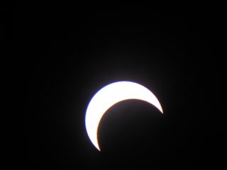 Eclipse Over Mount Shasta