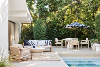 outdoor furniture rules to break; outdoor furniture by Crate & Barrel