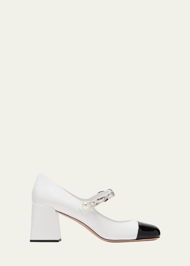 Cap Toe May Jane Pumps