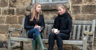 When an upset Belle Dingle comes across Liv Flaherty hiding she takes her under her wing and warns her to delete the video of Gabby. Liv pretends nonchalance but secretly worries about the fallout in Emmerdale.