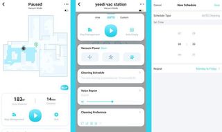 Yeedi Vac Station App Map