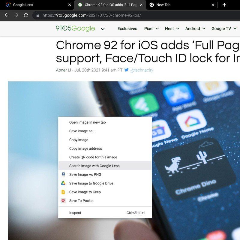 Google Lens Web