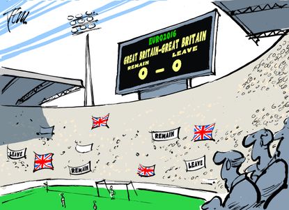 Political Cartoon World, Brexit vote