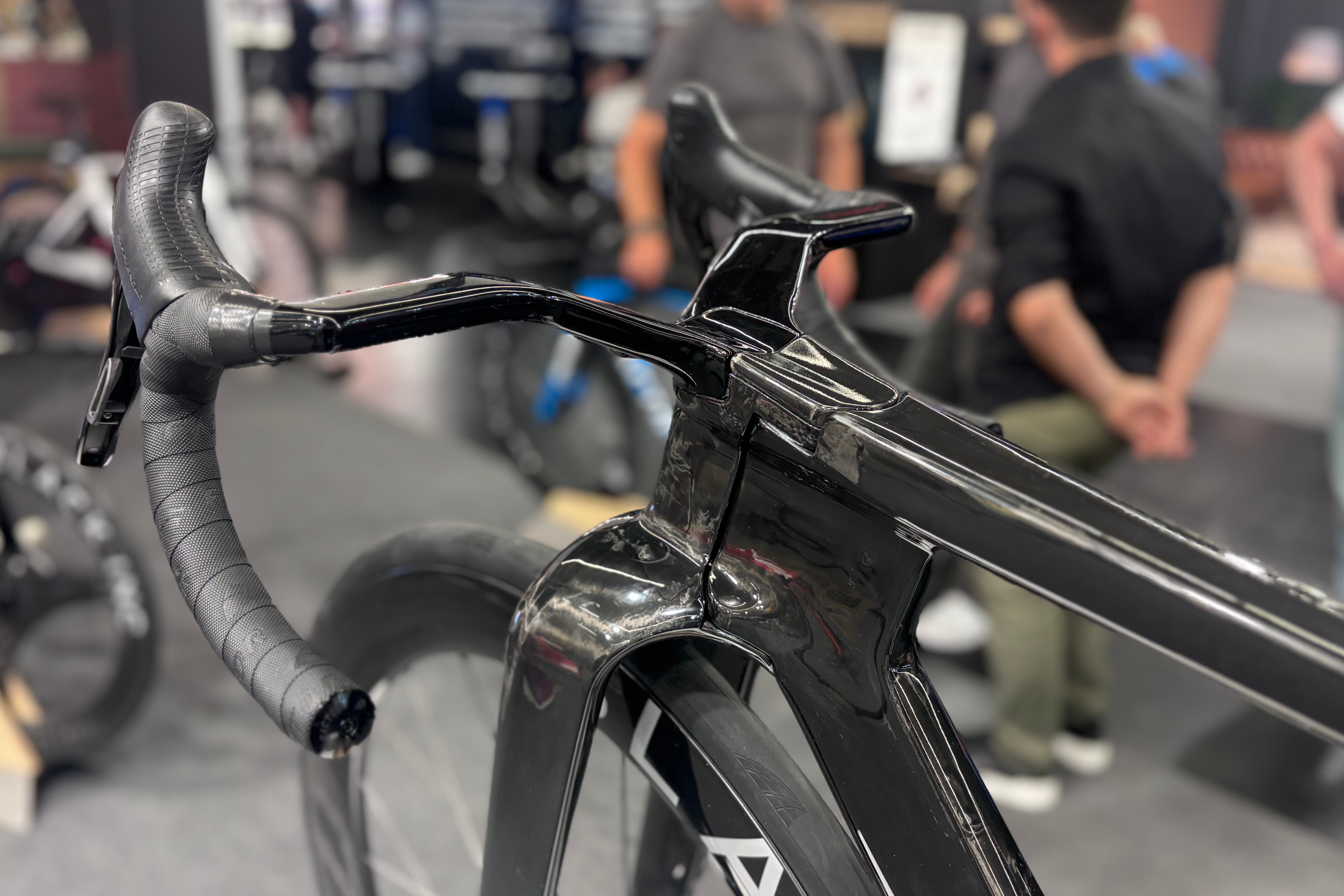 Details of Factor's aero bike