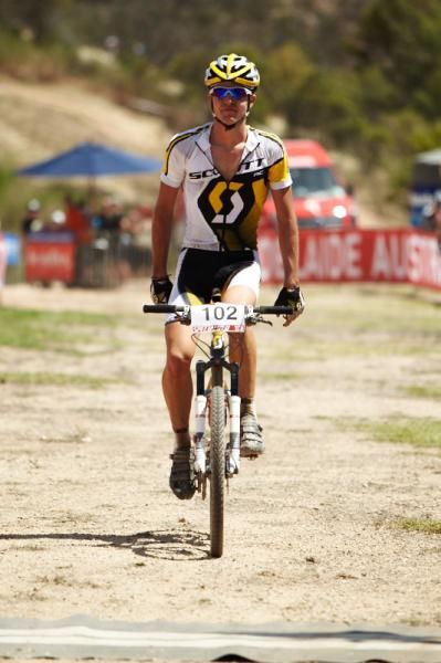 Trenton Day finshes strong in 3rd for Mens U23 XC
