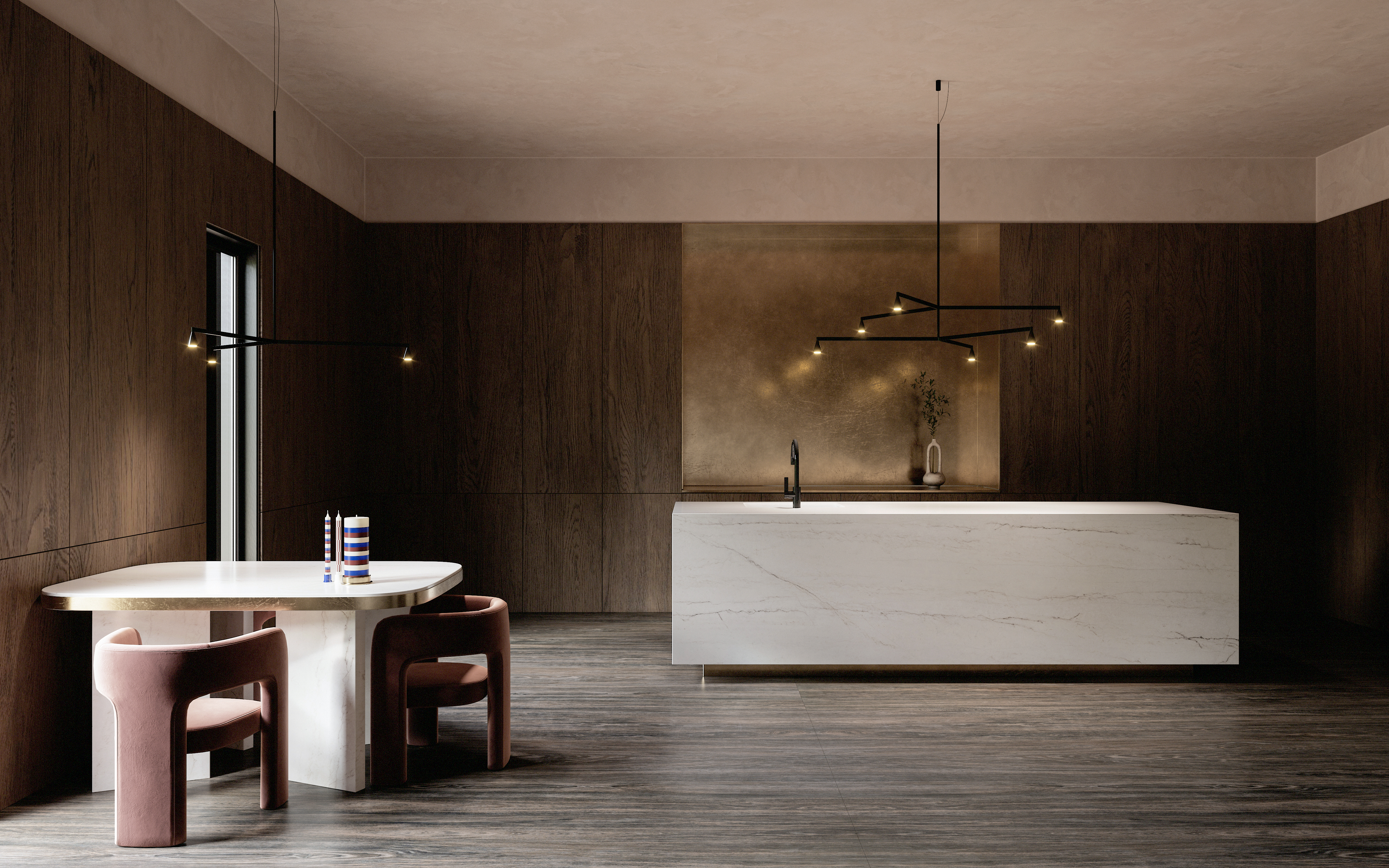 Cosentino Ēclos Kitchen in Ivora
