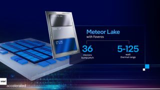 A slide depicting Intel's Meteor Lake design