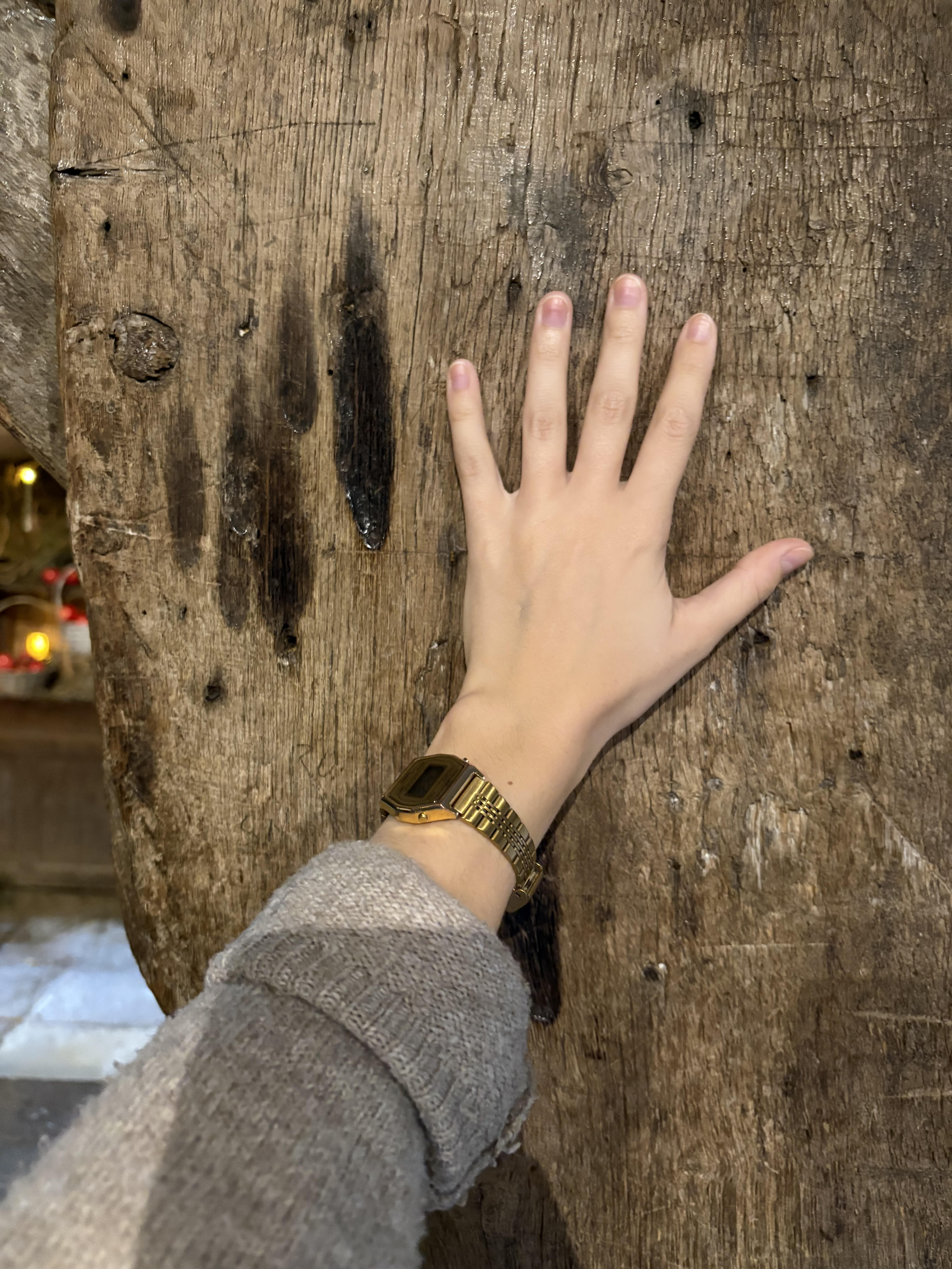 Burn marks at Haddon Hall