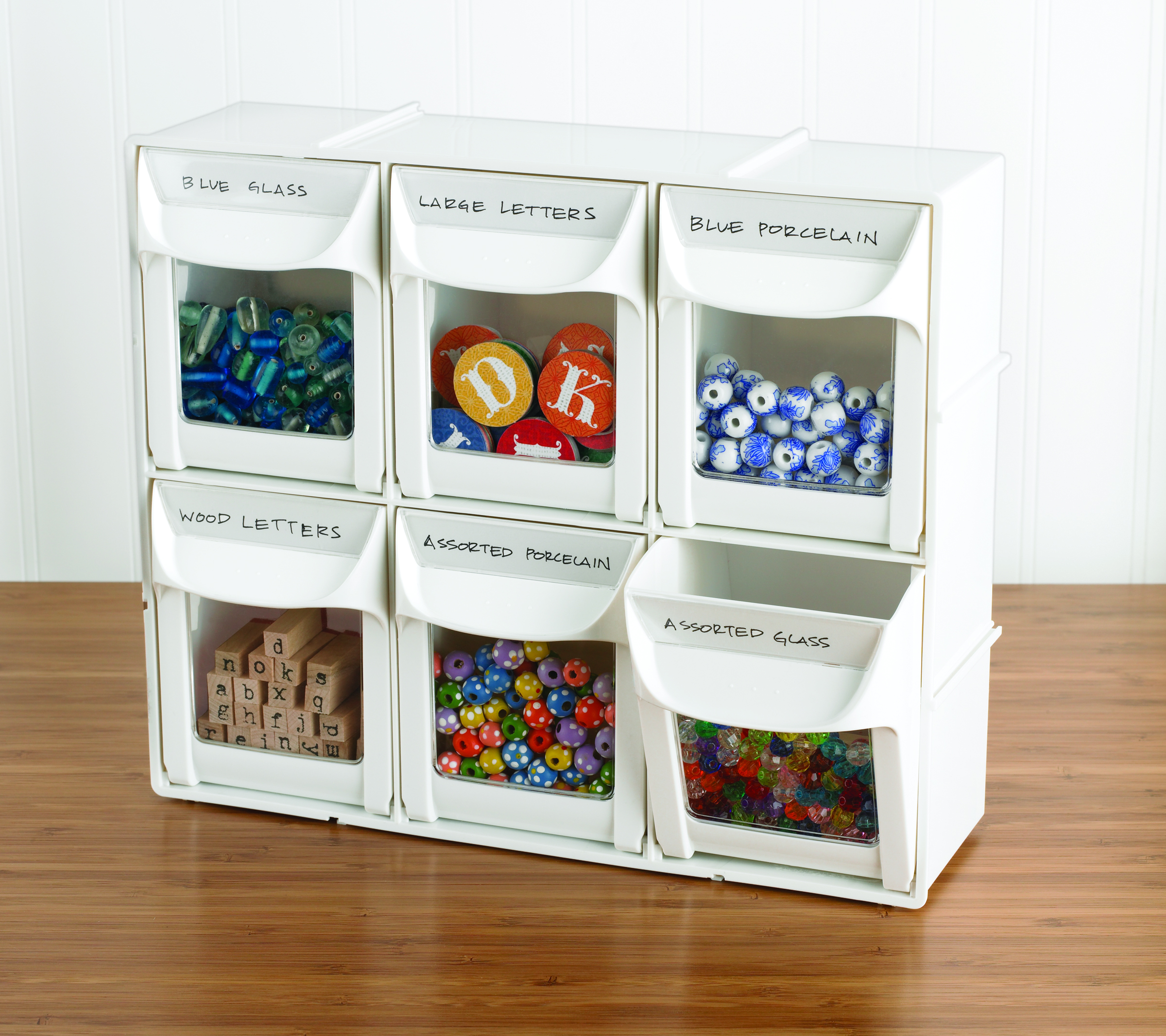 The Container Store flip out bins for lego storage