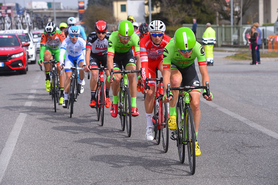 The breakaway in the 2017 Milan-San Remo