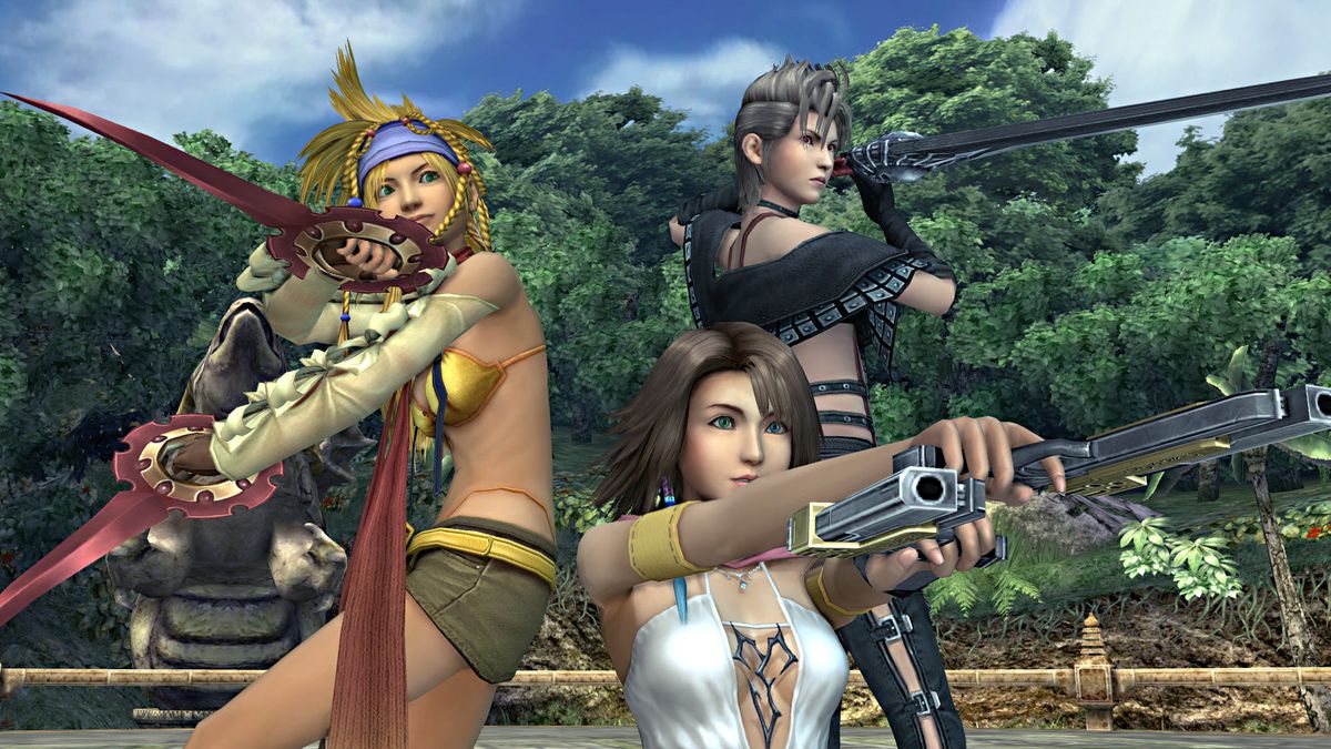 Final Fantasy X-2 Yuna, Rikku and Paine