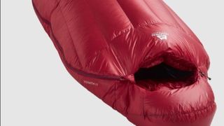 Mountain Equipment Xenith sleeping bag in red