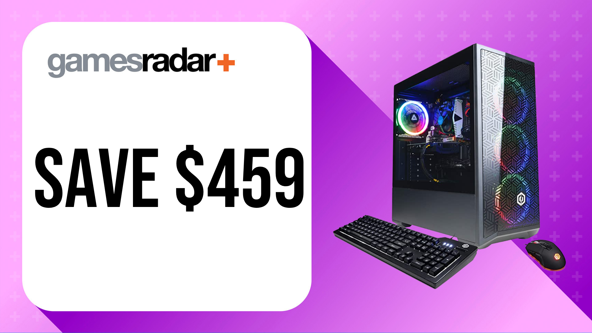 CyberPowerPC Gamer Xtreme Deal image with $459 saving and purple background