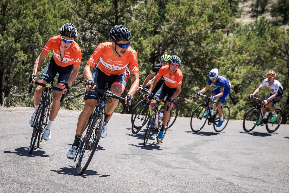Rally works on the front to chase the break