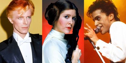 2016: David Bowie, Carrie Fisher, and Prince Pass Away 