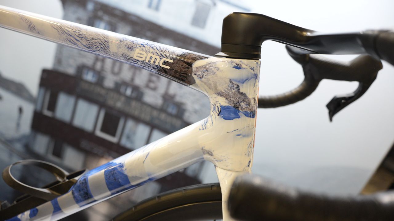 close up details of expensive bikes